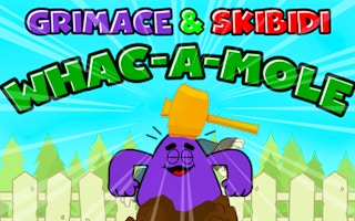Image Grimace And Skibidi Whack A Mole